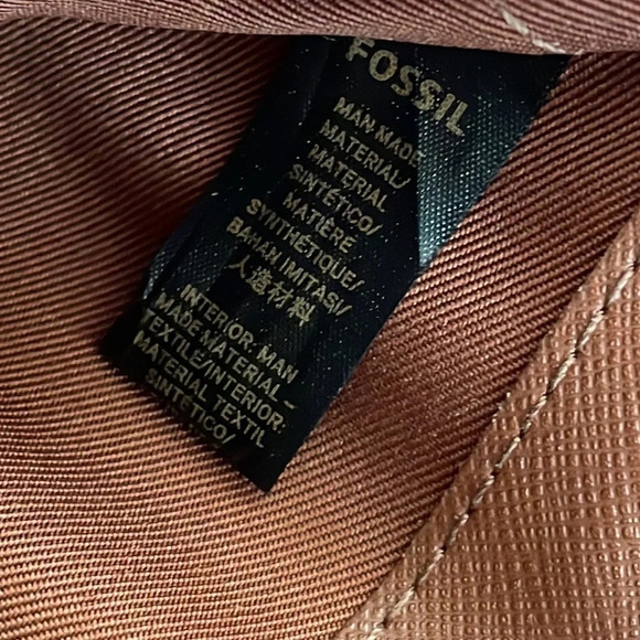 Fossil Women's Wallet Caroline Clutch ECRU Multi Stripe Zip - Picture 14 of 16